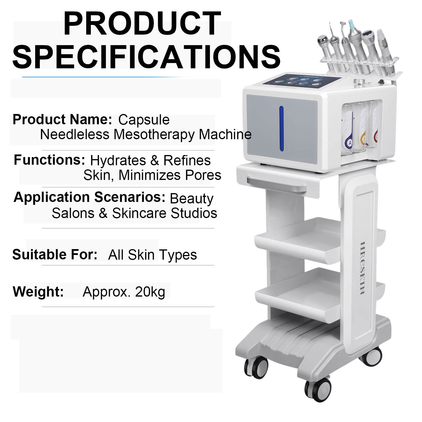 Capsule Needleless Mesotherapy Machine