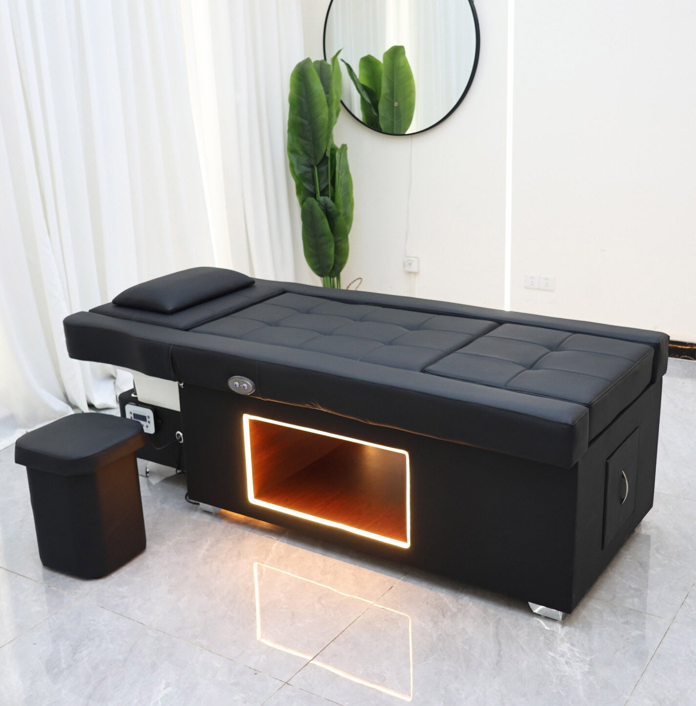 Multifunctional electric shampoo bed
