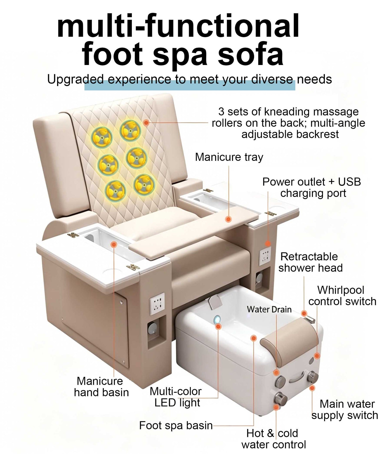 Electric Pedicure Massage Chair