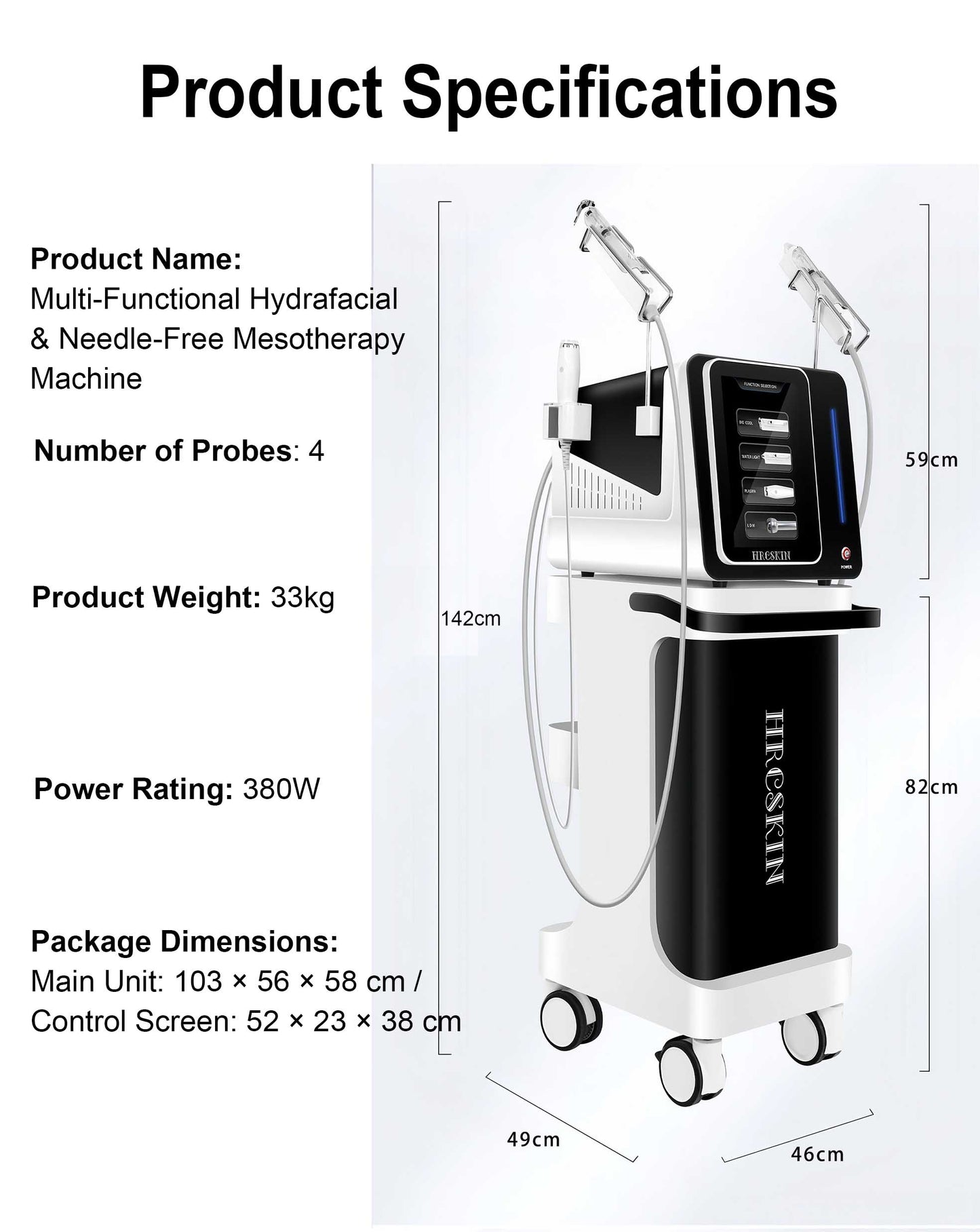 Multi-Functional 4-in-1 Hydrafacial