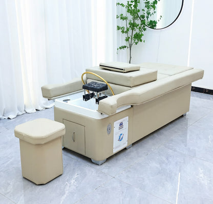 Electric Shampoo  Bed with Foot Spa