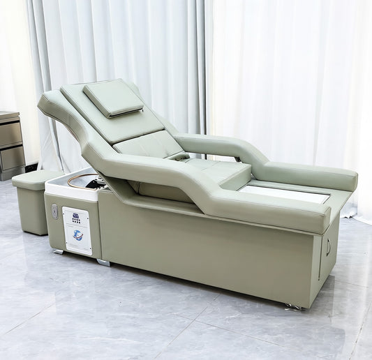 Electric Shampoo  Bed with Foot Spa