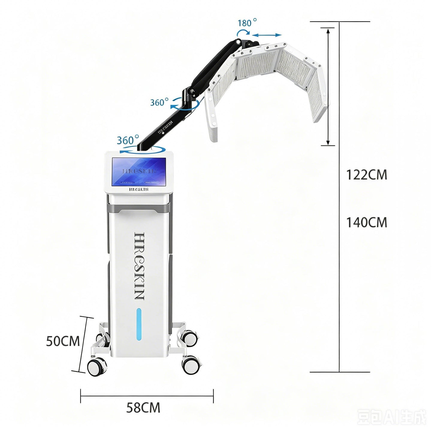 Vertical 4-Color PDT LED Spectrometer