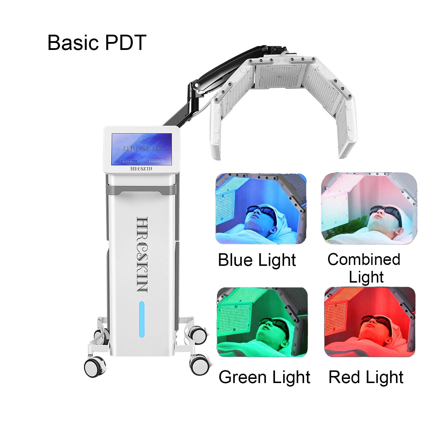 Vertical 4-Color PDT LED Spectrometer