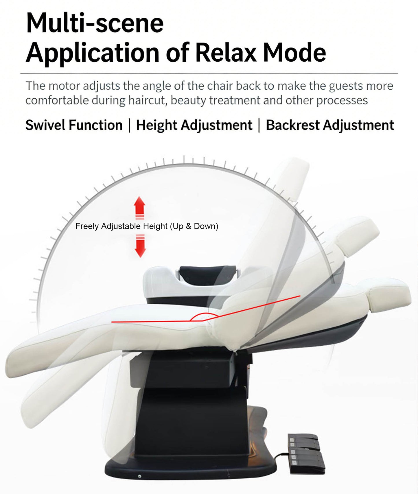 Electric Reclining Shampoo Bed
