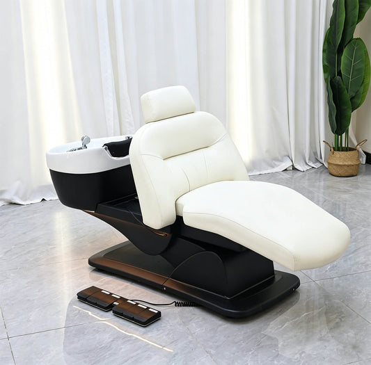 Electric Reclining Shampoo Bed