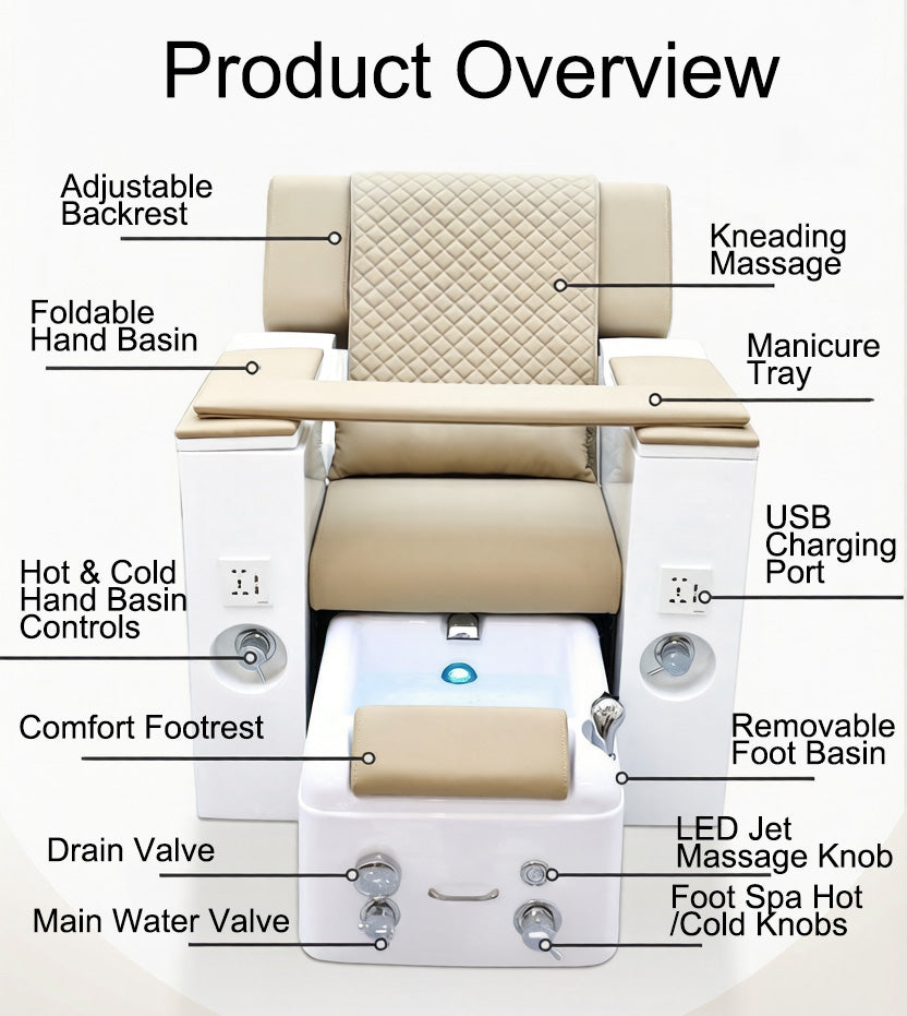 Electric Massage Pedicure Chair
