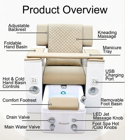 Electric Massage Pedicure Chair