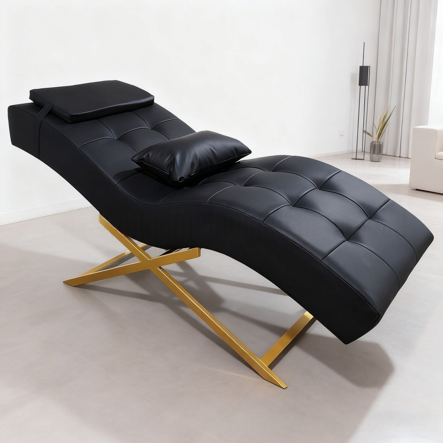 Ergonomic S-Curve Beauty Bed
